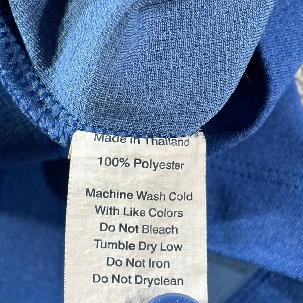 Twillory Athleisure Henley Shirt Mens XL Blue Long Sleeve Performance Athlounger - Picture 9 of 10